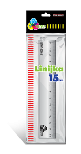 LINIJKA ALUMINIOWA 15 CM