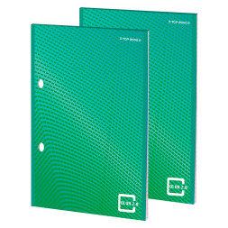 BLOK NOTATNIKOWY TOP COLOR 2.0 A5/80K KRATKA ZIELONY