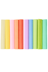 BIBUŁA MARSZCZONA TOP 2000 CREATINIO 25x200 MAŁY MIKS PASTELOWY/ KOMPLET 10 SZTUK
