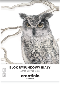 BLOK RYSUNKOWY CREATINIO A4/20K BIAŁY