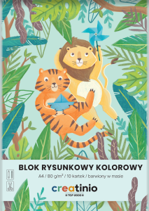 BLOK RYSUNKOWY CREATINIO A4/10K KOLOROWY