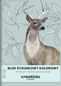 BLOK RYSUNKOWY CREATINIO A3/10K KOLOROWY