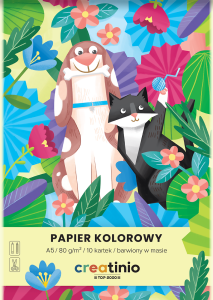PAPIER KOLOROWY CREATINIO A5/10K